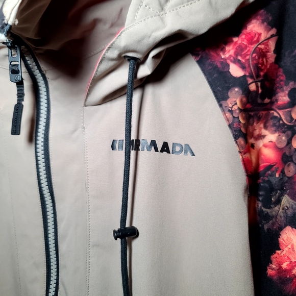 Armada Floral Gypsum Ski Waterproof Snowboard Jacket sz L Hooded - Picture 14 of 16